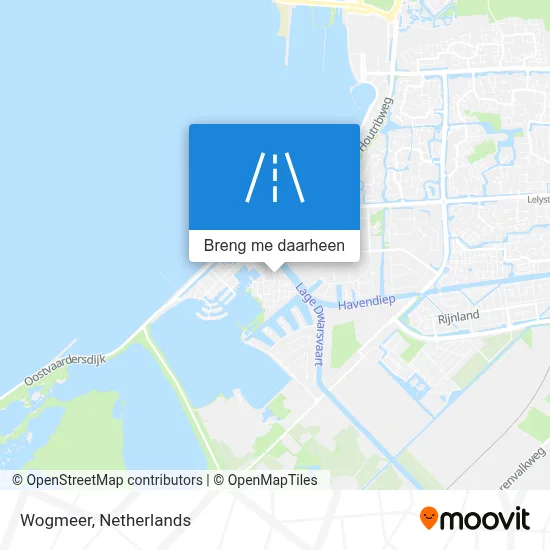 Wogmeer kaart