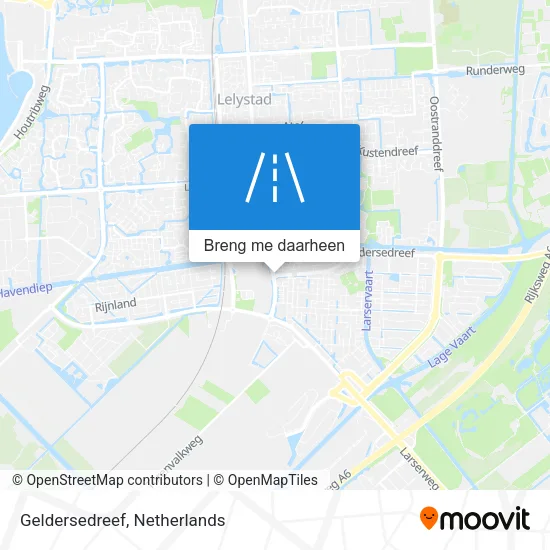 Geldersedreef kaart