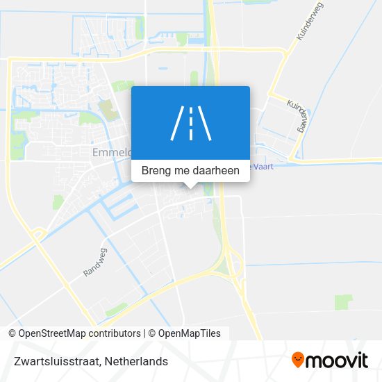 Zwartsluisstraat kaart