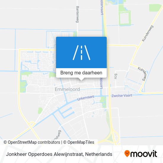 Jonkheer Opperdoes Alewijnstraat kaart