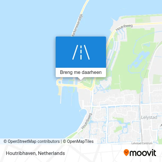 Houtribhaven kaart