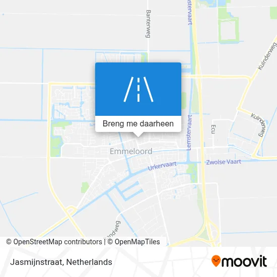 Jasmijnstraat kaart