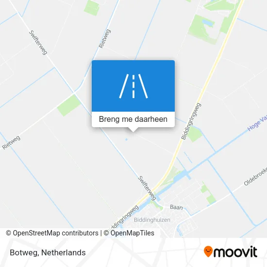 Botweg kaart