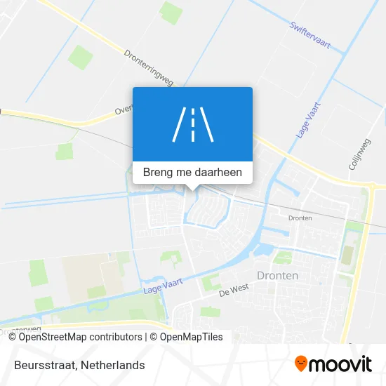 Beursstraat kaart