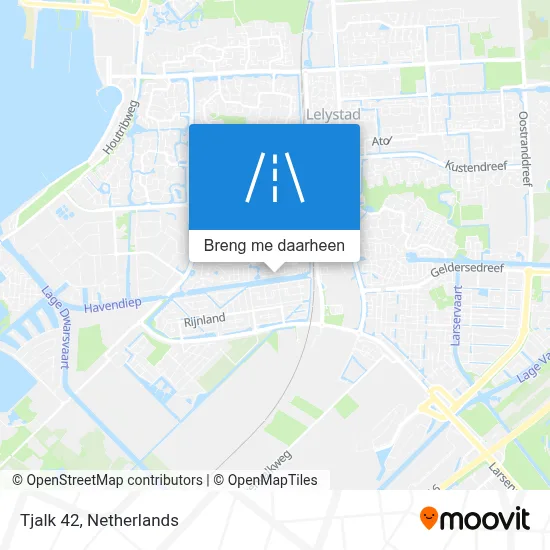 Tjalk 42 kaart