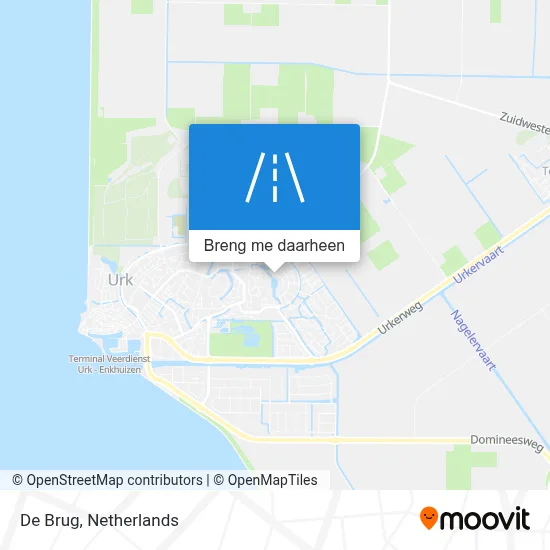 De Brug kaart