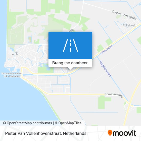 Pieter Van Vollenhovenstraat kaart