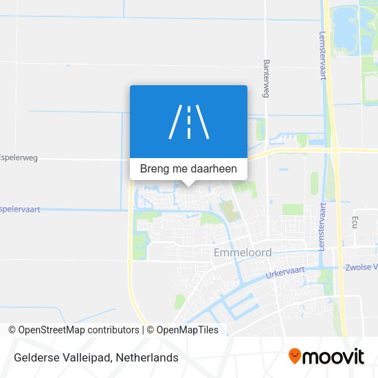 Gelderse Valleipad kaart