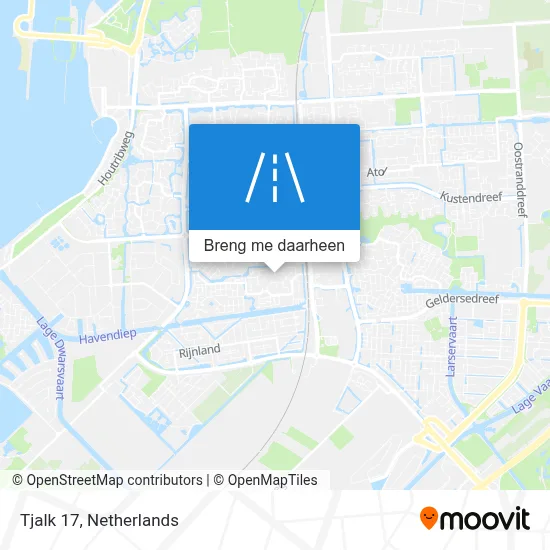 Tjalk 17 kaart