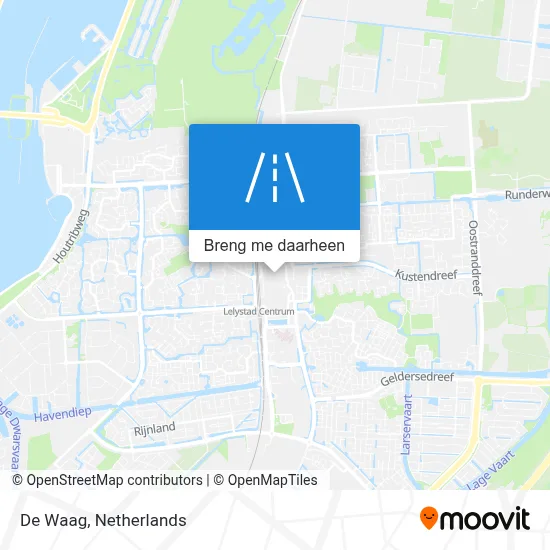 De Waag kaart