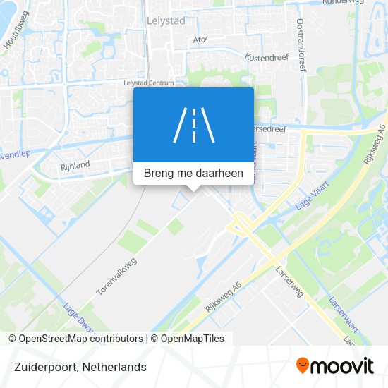 Zuiderpoort kaart