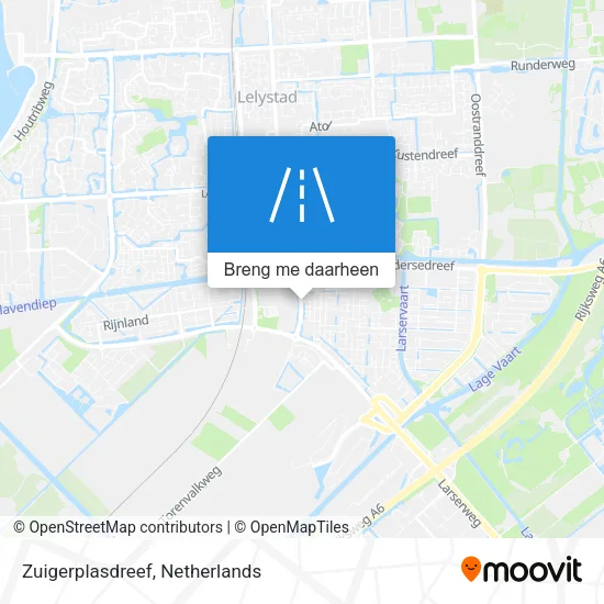Zuigerplasdreef kaart