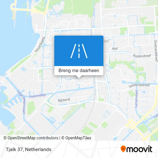Tjalk 37 kaart
