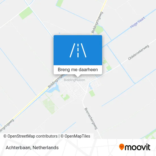 Achterbaan kaart