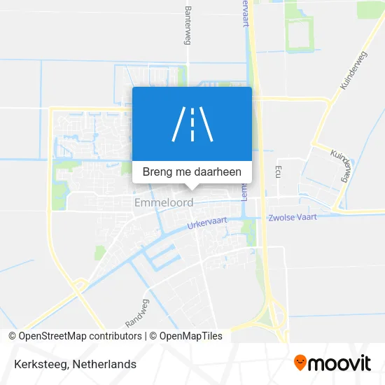 Kerksteeg kaart