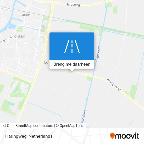 Haringweg kaart