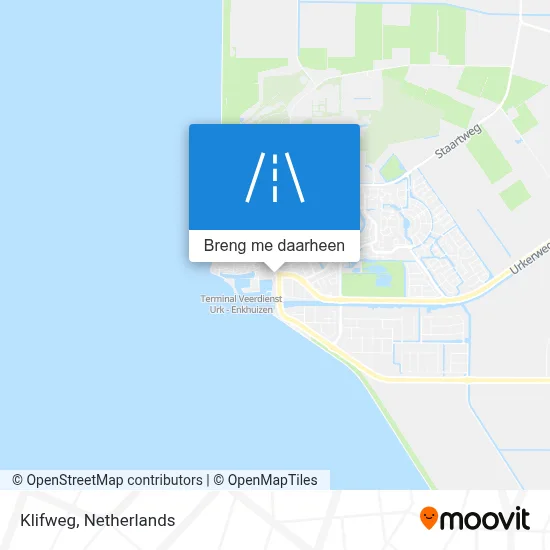 Klifweg kaart