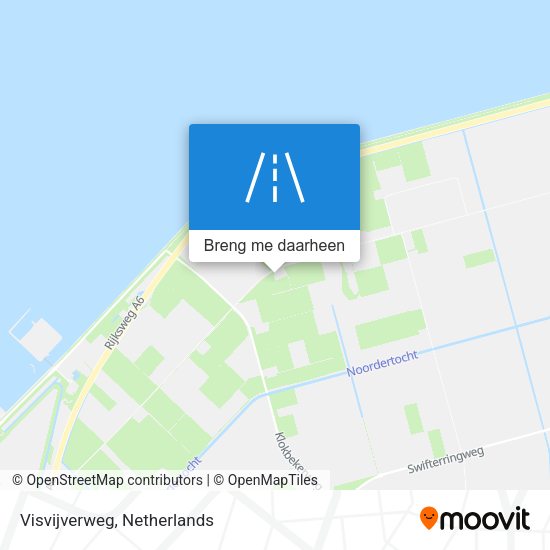 Visvijverweg kaart