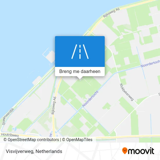 Visvijverweg kaart