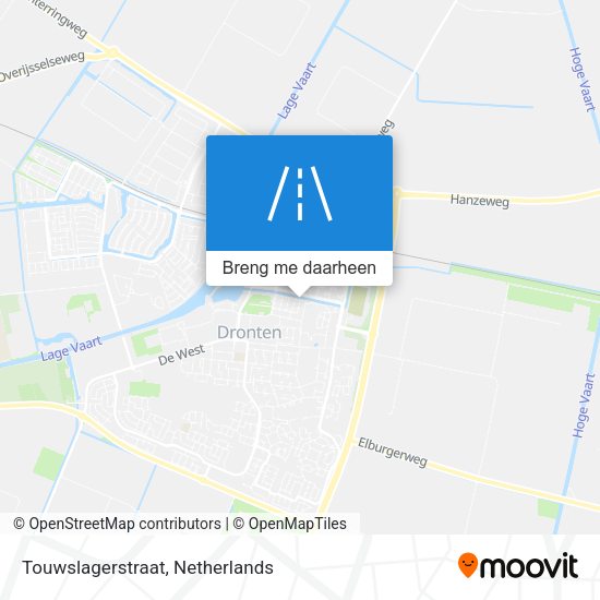 Touwslagerstraat kaart