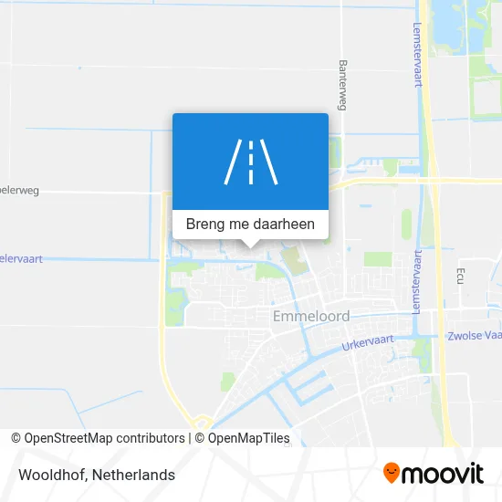 Wooldhof kaart