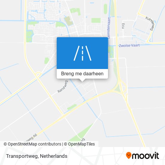 Transportweg kaart