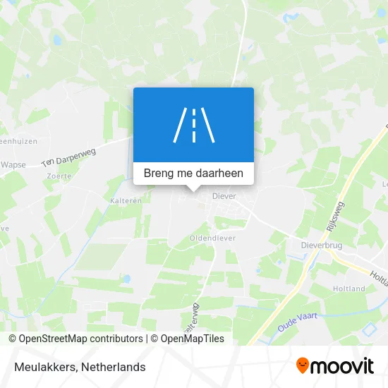 Meulakkers kaart