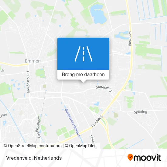 Vredenveld kaart