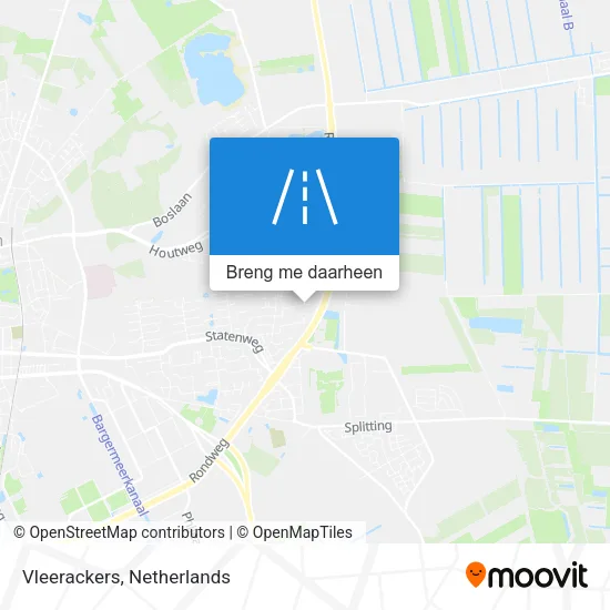 Vleerackers kaart