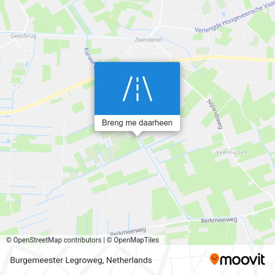 Burgemeester Legroweg kaart