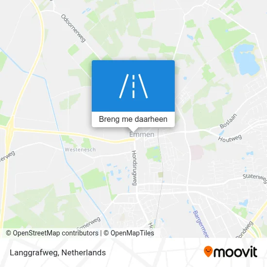 Langgrafweg kaart