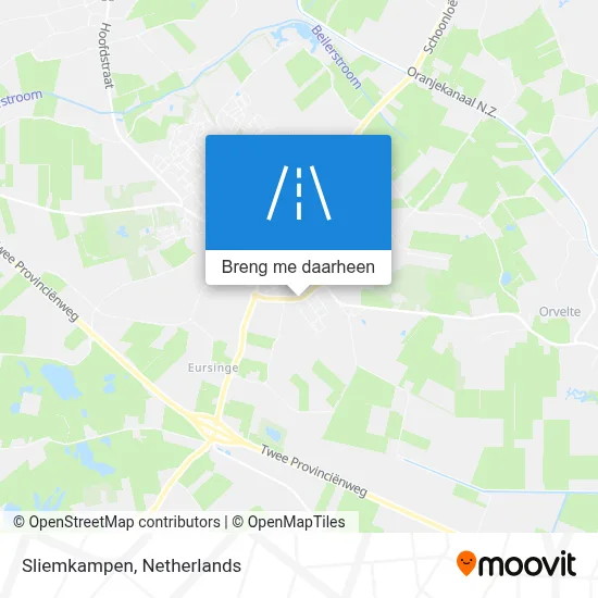 Sliemkampen kaart