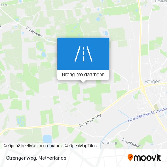 Strengenweg kaart