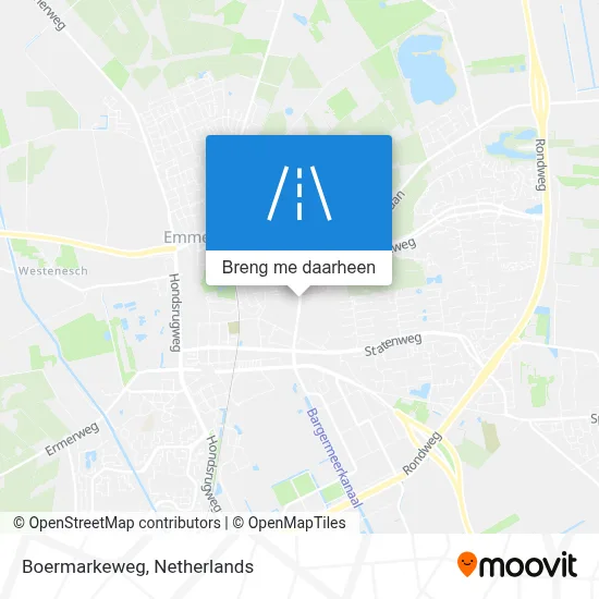 Boermarkeweg kaart