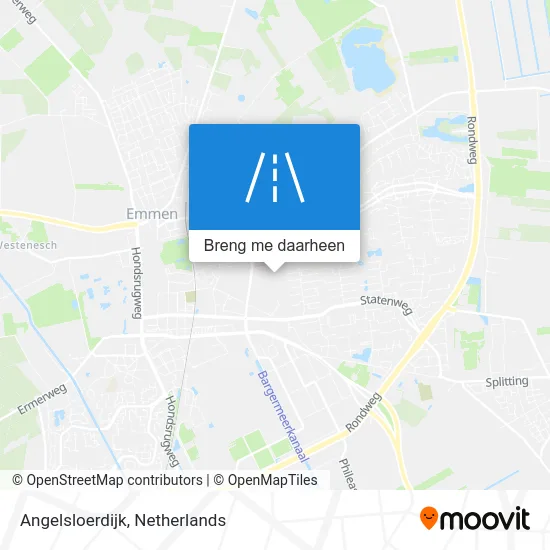 Angelsloerdijk kaart