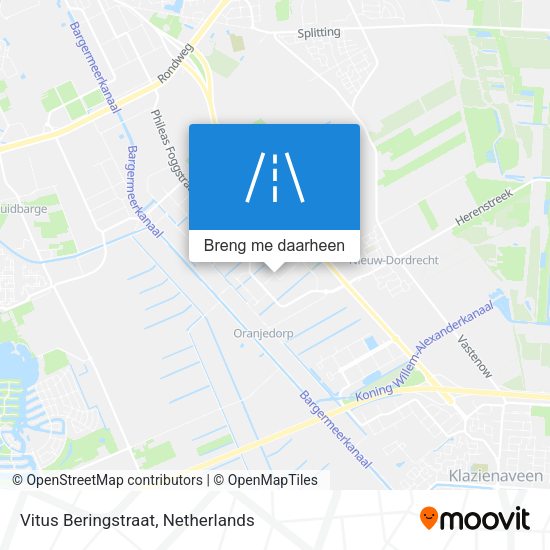 Vitus Beringstraat kaart