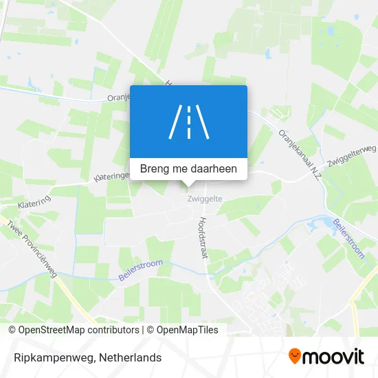 Ripkampenweg kaart