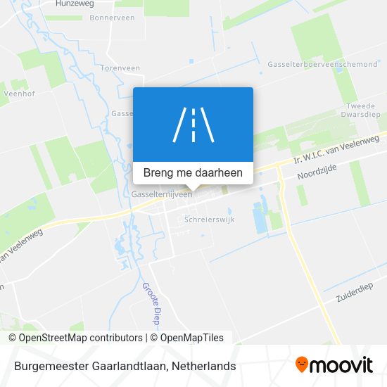 Burgemeester Gaarlandtlaan kaart