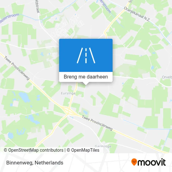 Binnenweg kaart