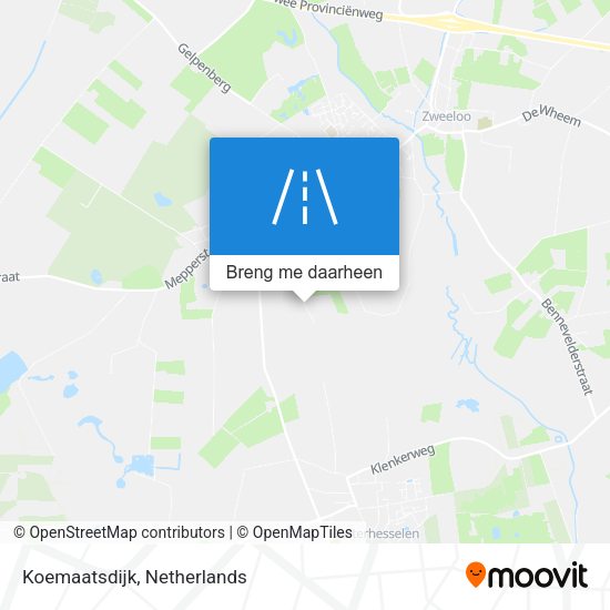 Koemaatsdijk kaart