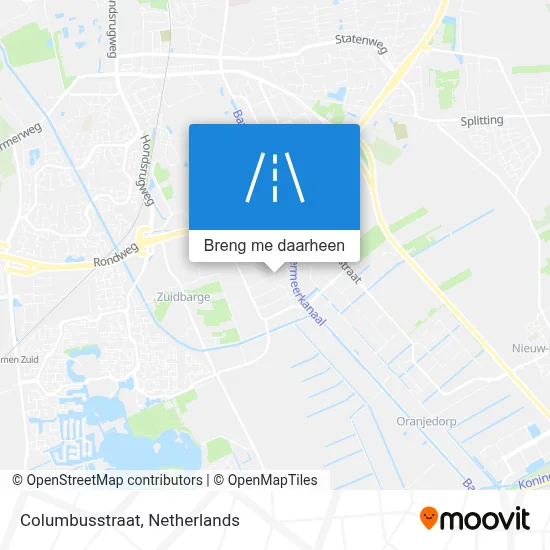 Columbusstraat kaart