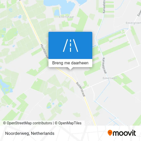Noorderweg kaart