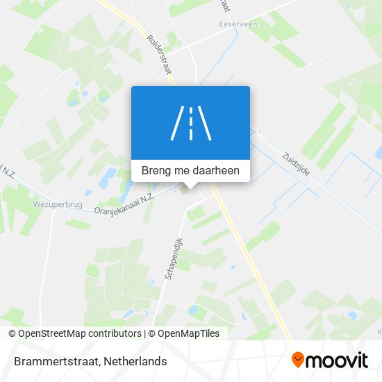 Brammertstraat kaart