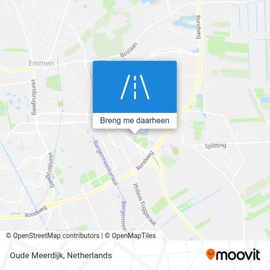 Oude Meerdijk kaart