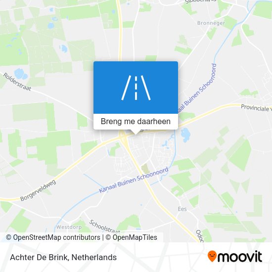 Achter De Brink kaart