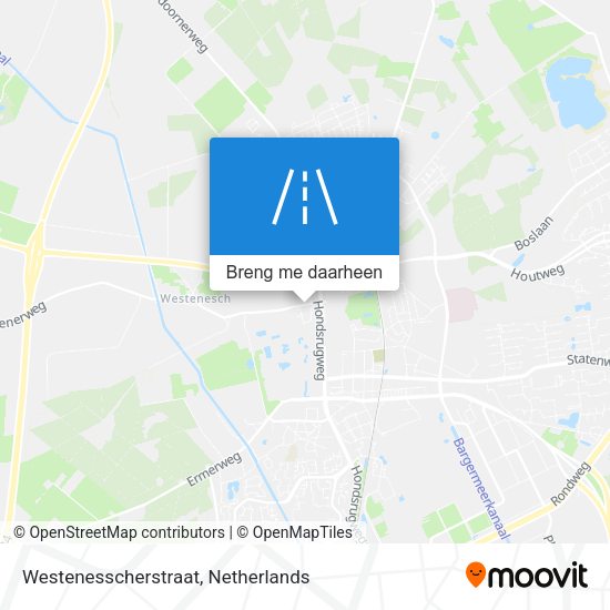 Westenesscherstraat kaart