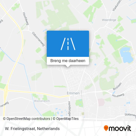 W. Frielingstraat kaart