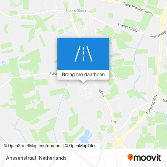 Anssenstraat kaart