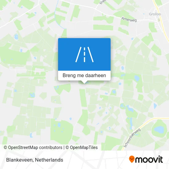 Blankeveen kaart