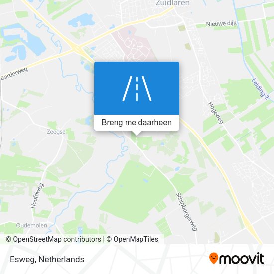 Esweg kaart